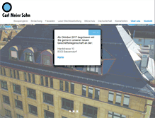 Tablet Screenshot of carl-meier-sohn.ch